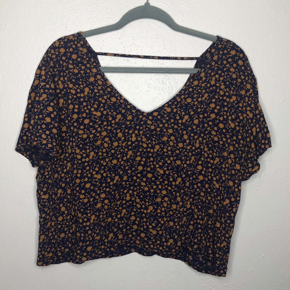 Arizona dark blue crop top XL